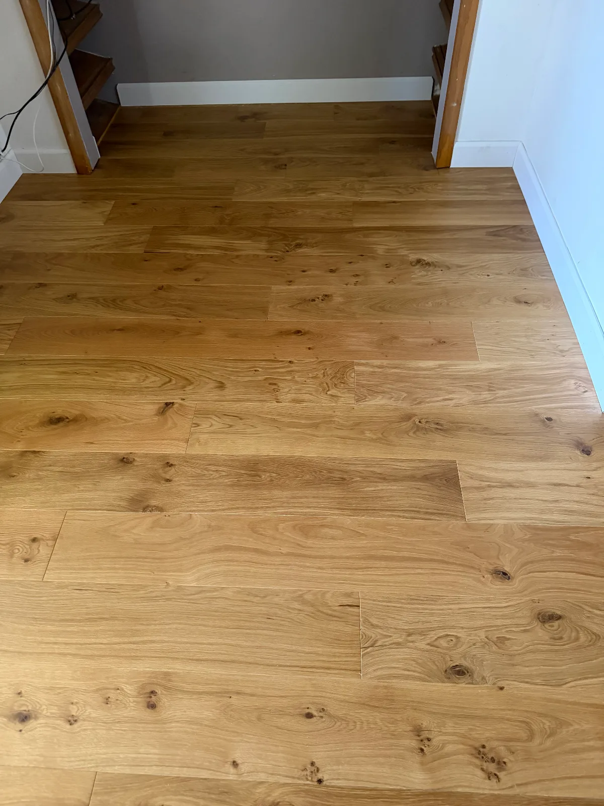 Panaget Zenitude natural oil French oak hardwood flooring installed across a full room