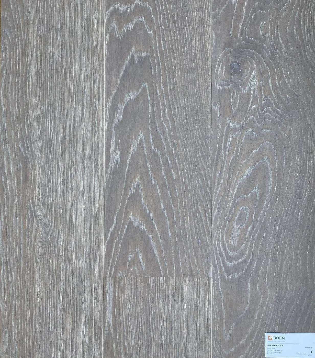 Boen Oak India Grey flooring sample