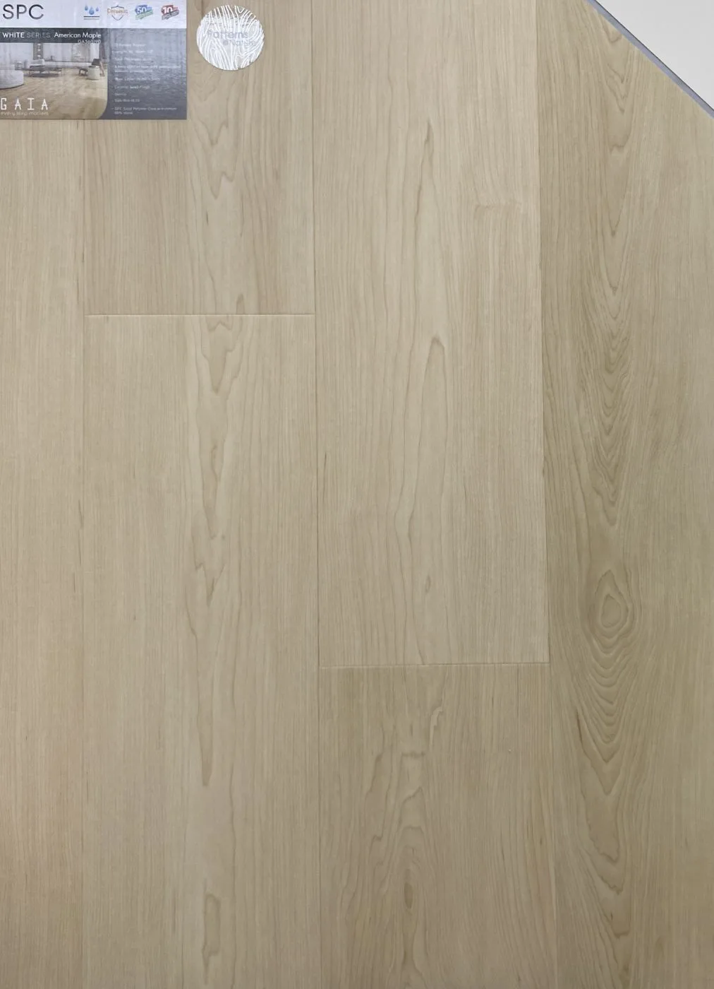 Gaia Eterra American Maple flooring sample
