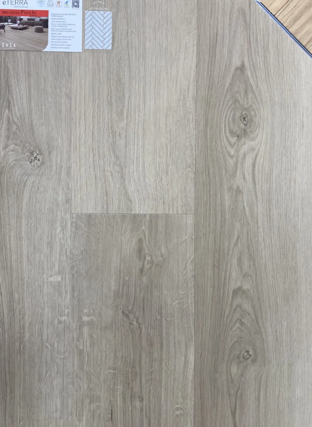 Gaia Eterra Picchi flooring sample
