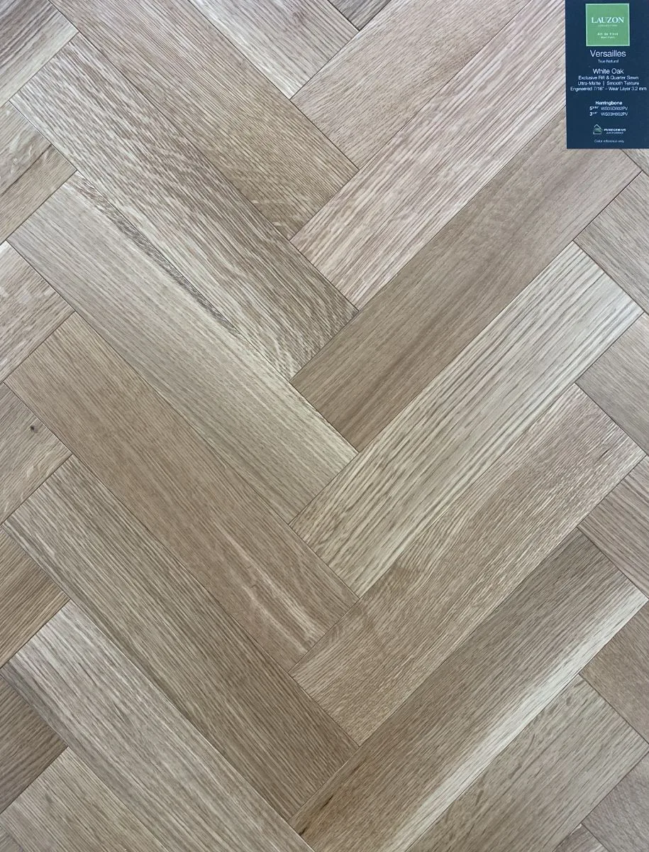 Lauzon Versailles Herringbone flooring sample