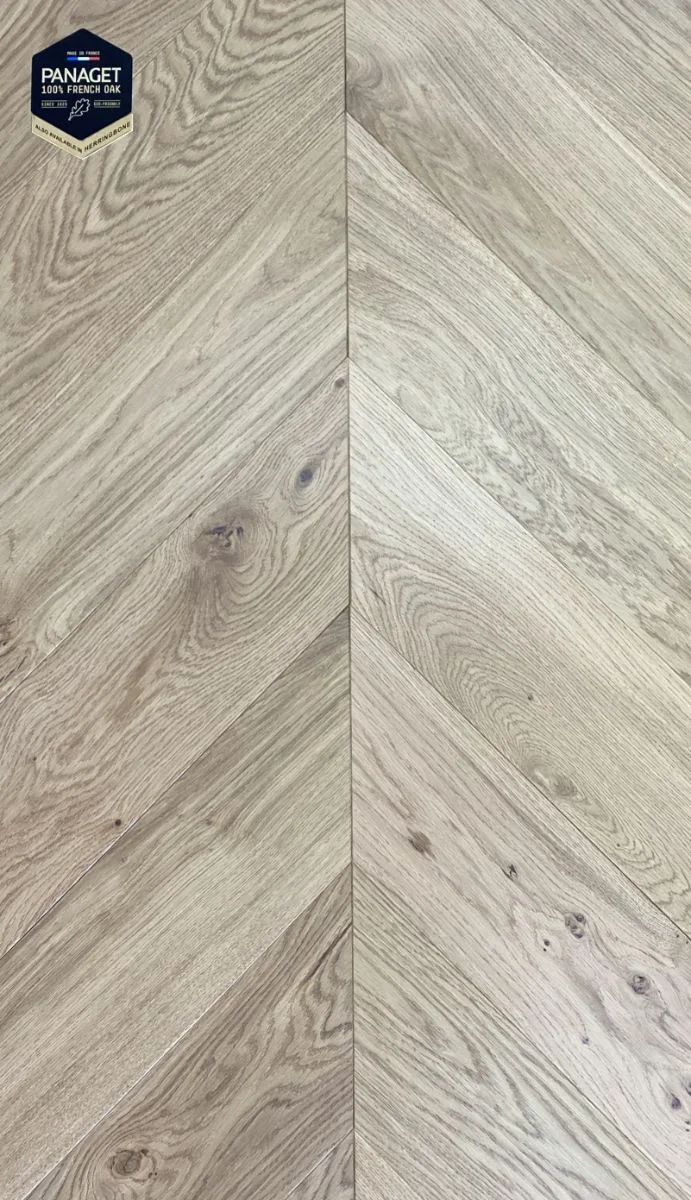 Panaget Chevron Miel Rustic flooring sample