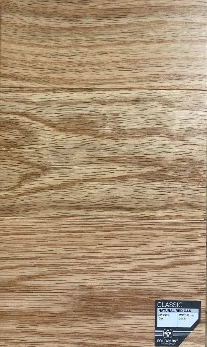 Somerset Classic Collection Engineered Natural Red Oak flooring sample