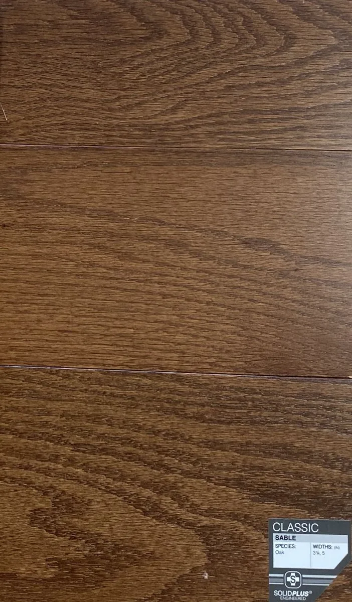 Somerset Classic Collection Engineered Sable flooring sample