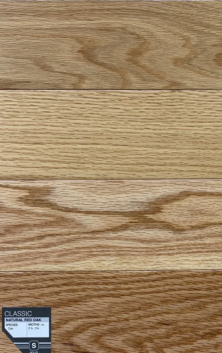 Somerset Classic Collection Solid Natural Red Oak flooring sample