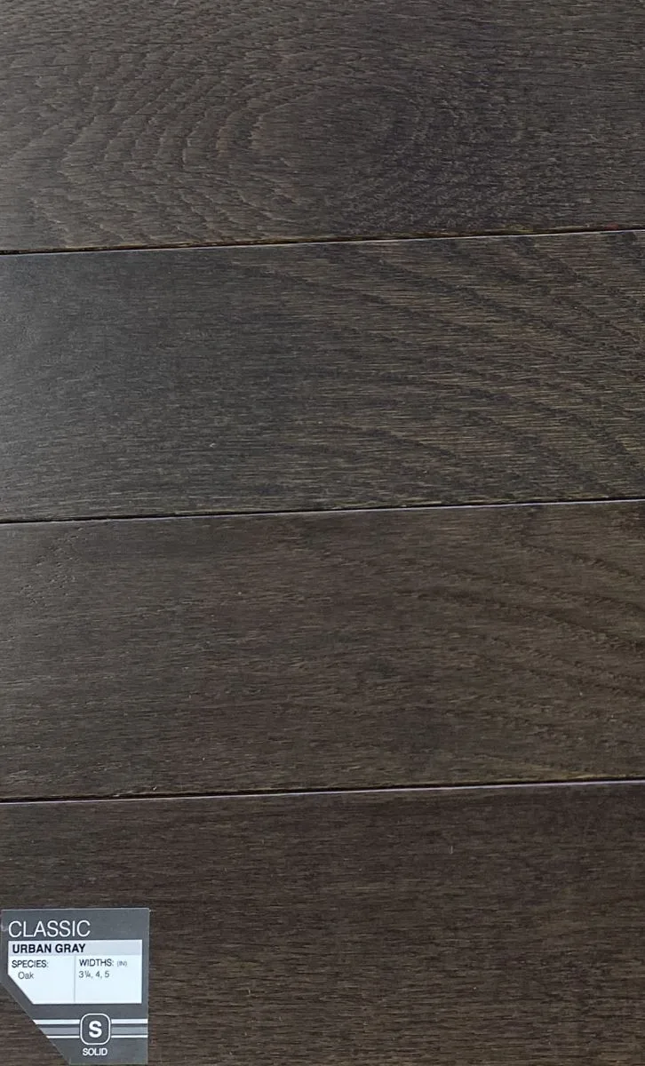 Somerset Classic Collection Solid Urban Gray flooring sample