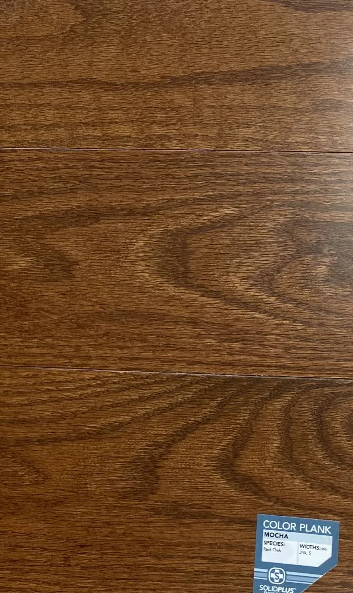 Somerset Color Plank Collection Engineered Mocha flooring sample