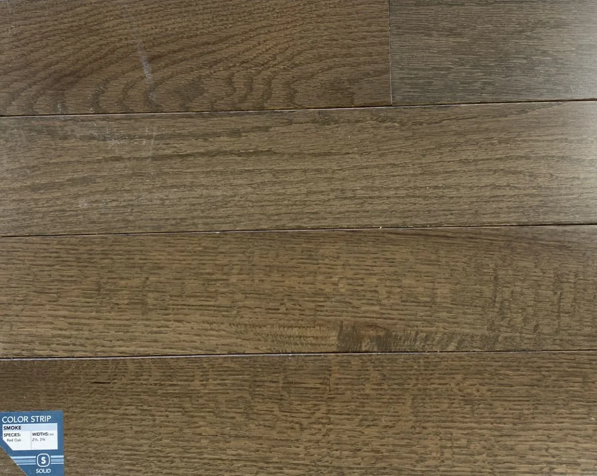 Somerset Color Strip Collection Solid Smoke flooring sample